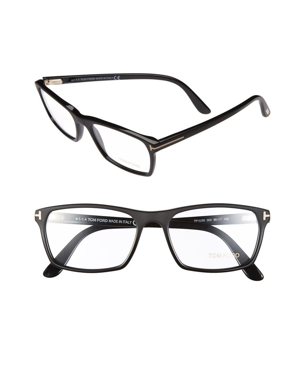 Tom Ford Black 56Mm Optical Glasses