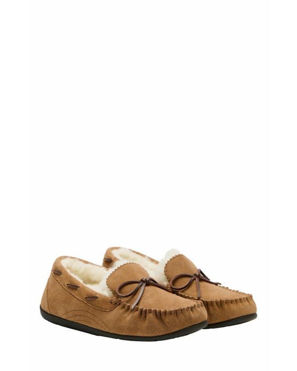 ABEO Brown Amble Bow Slipper