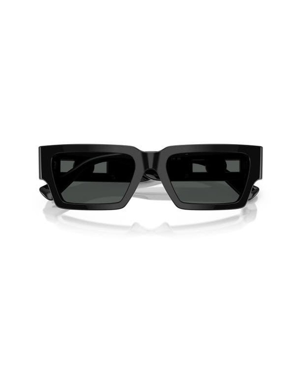 Versace Black 54Mm Rectangular Sunglasses for men