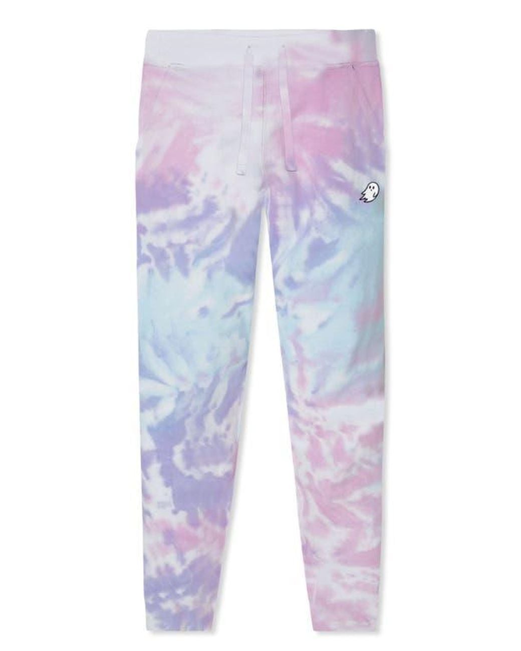 Alix Blue Ghost Tie Dye Fleece Jogger Pant for men