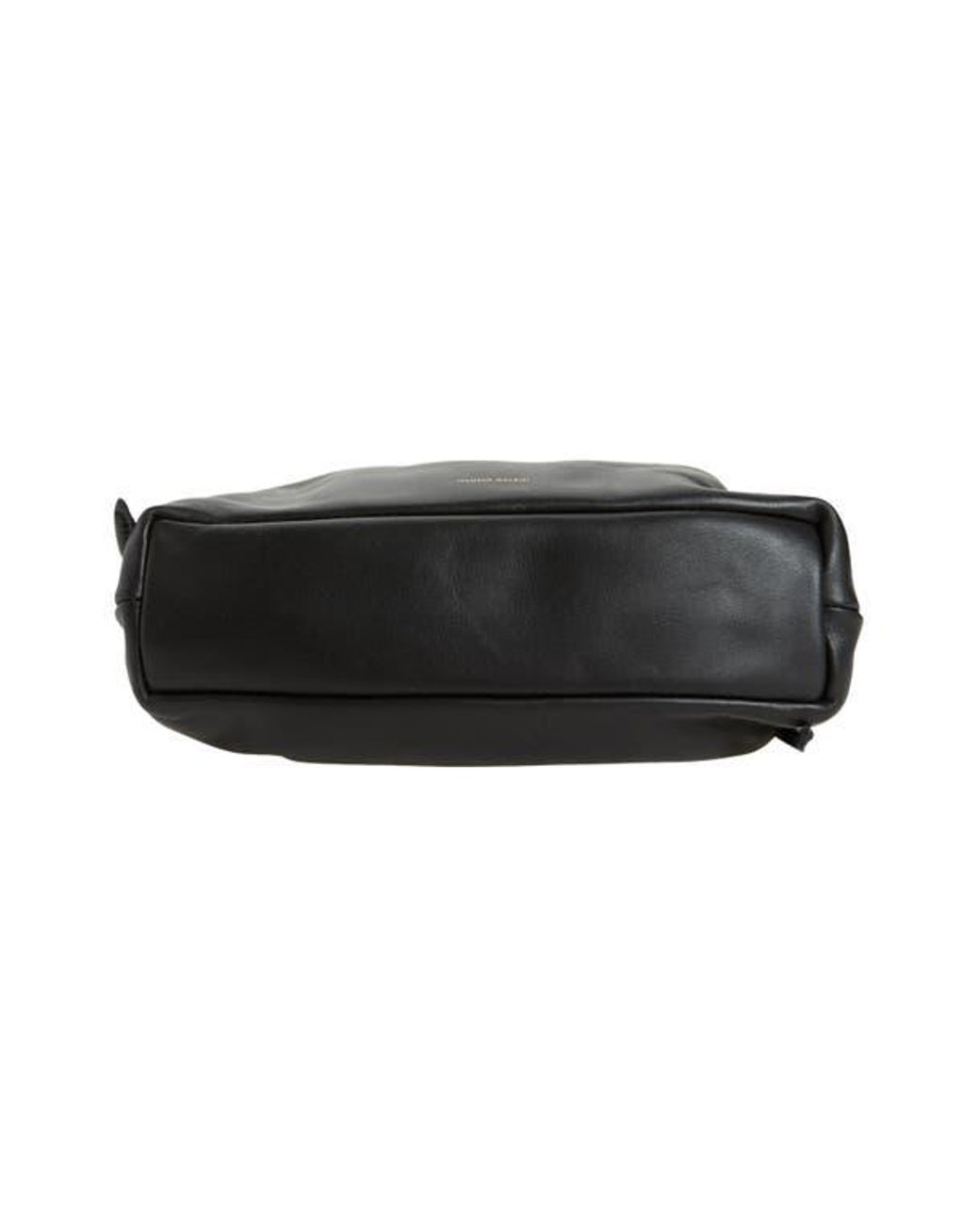 Mansur Gavriel Black Mini Cloud Leather Clutch