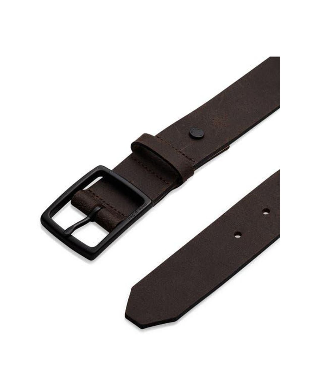 Rag & Bone Brown Rugged Leather Belt for men