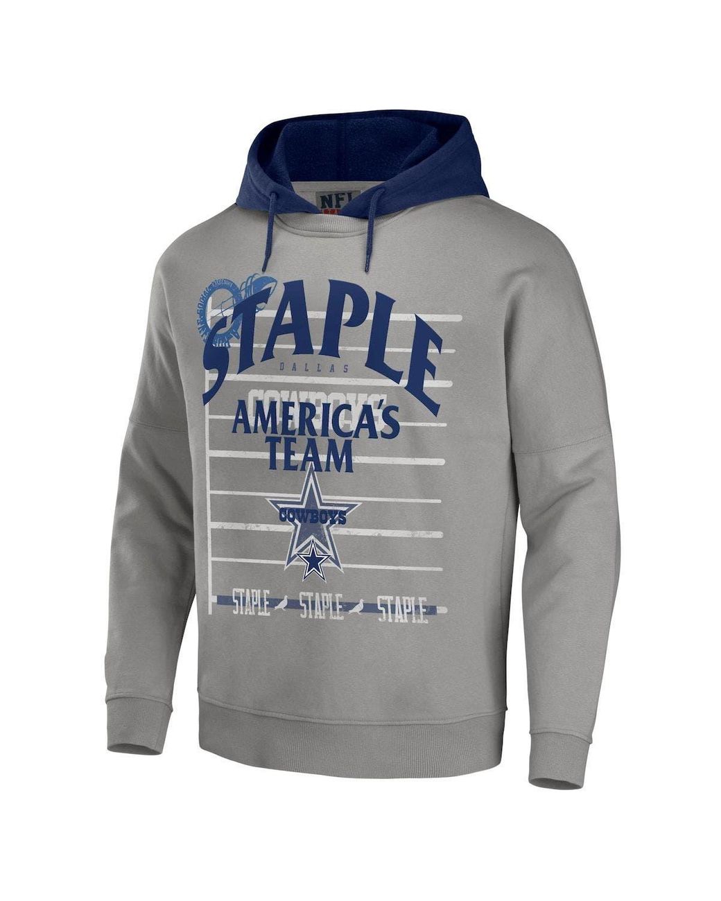 Staple Nfl X Dallas Cowboys Throwback Vintage Wash Pullover Hoodie At  Nordstrom in Blue for Men