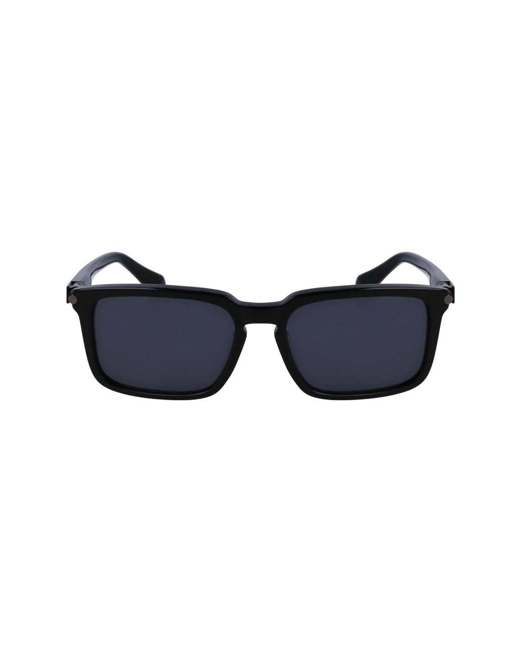 Ferragamo Blue Gancini Evolution 56Mm Rectangular Sunglasses for men