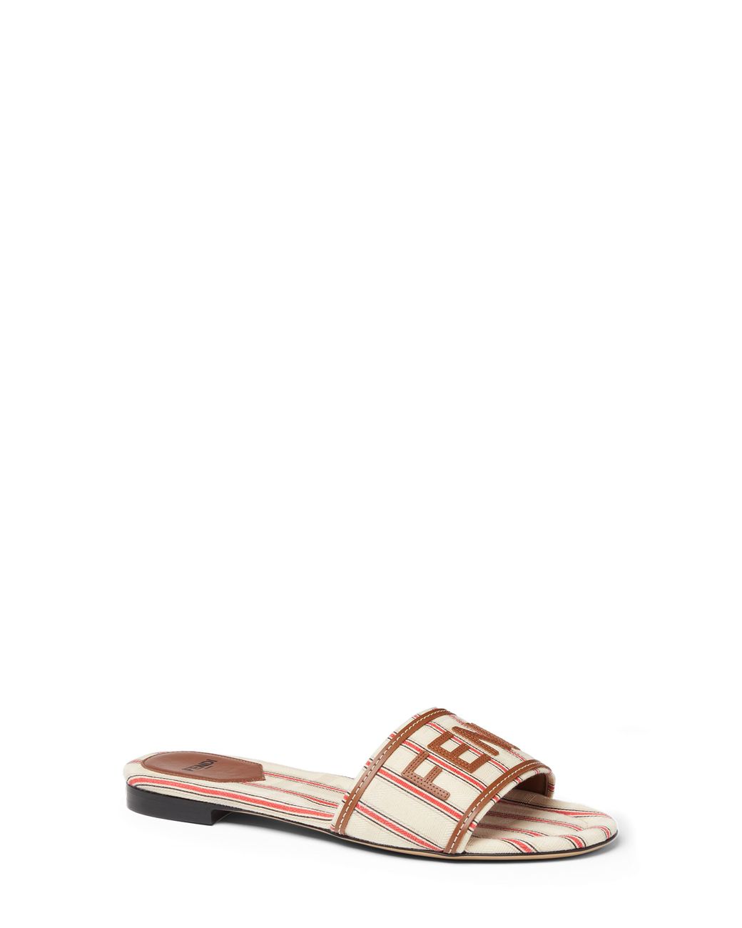 Fendi Brown Sunshine Slide Sandal