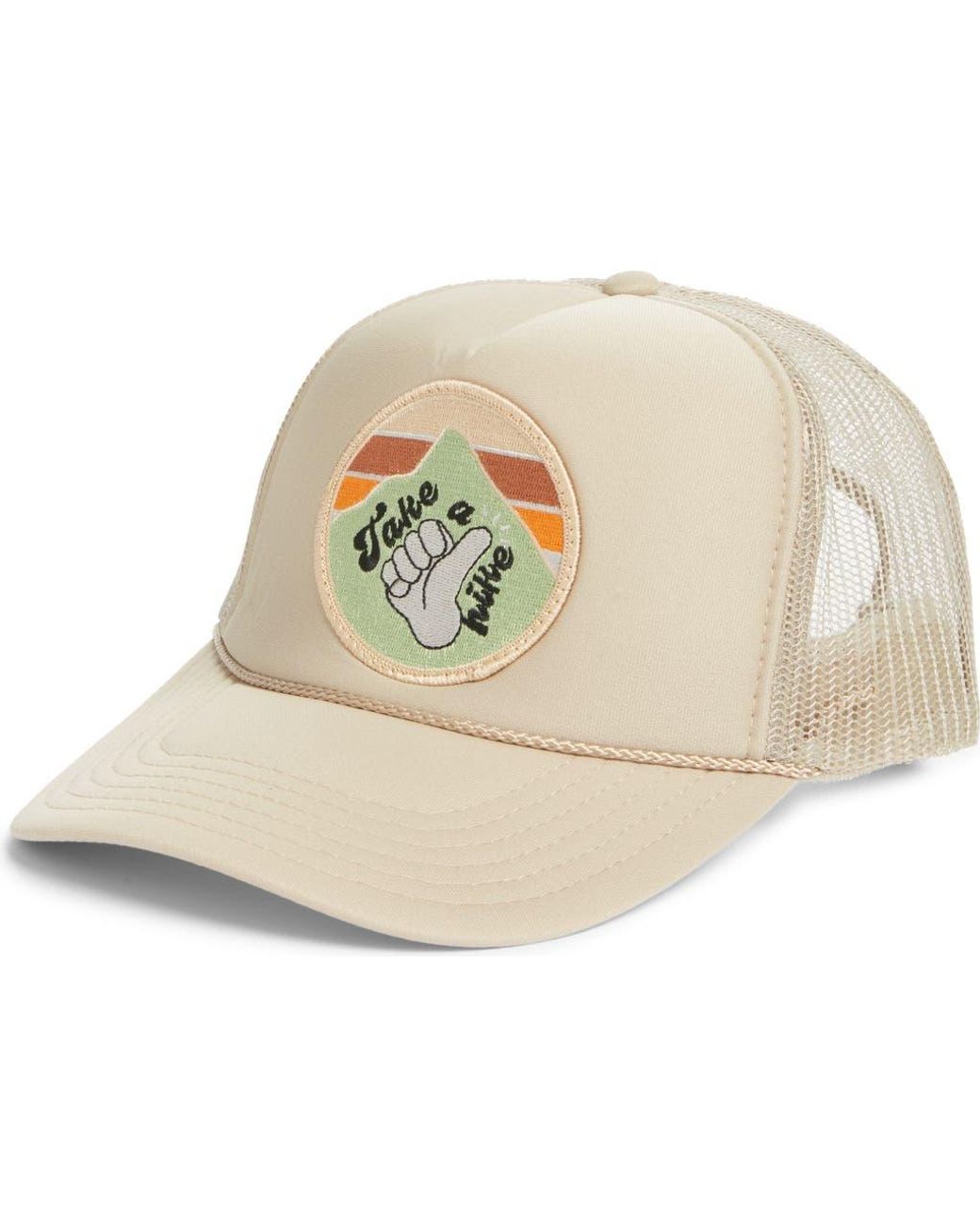 Friday Feelin Natural Take A Hike Patch Trucker Hat