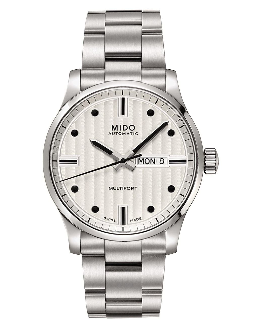 MIDO Gray Multifort Automatic Bracelet Watch, 42Mm for men
