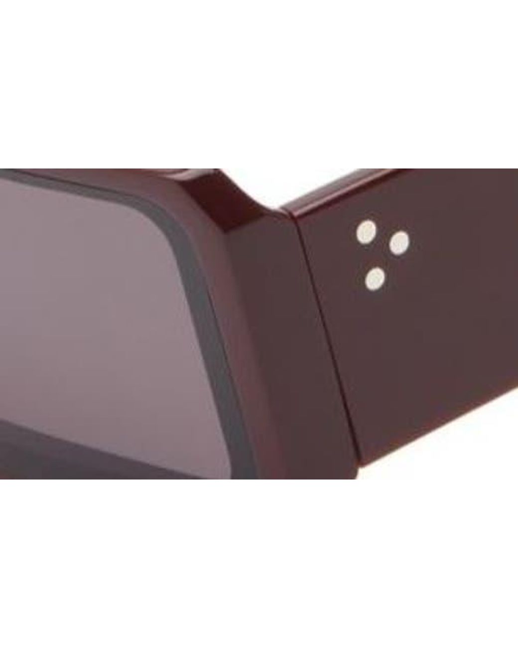 Rick Owens Brown Geth Rectangular Shield Sunglasses