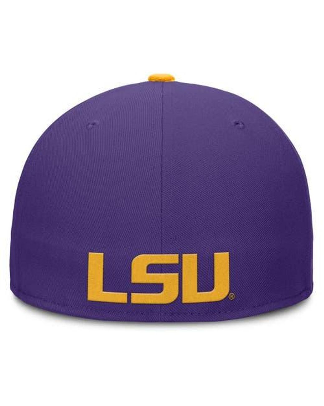 Nike Purple Lsu Tigers True Primetime Performance Fitted Hat for men