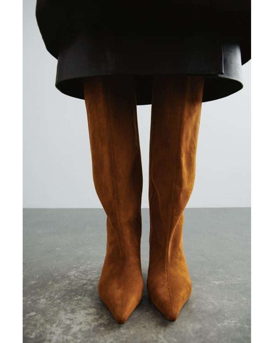 H&M Black Knee-High Boots