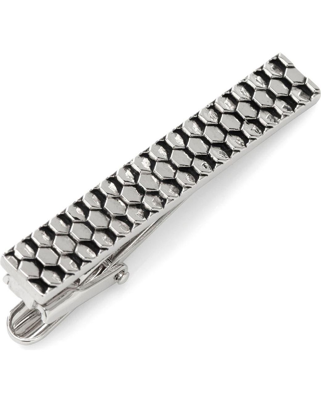 Cufflinks Inc. White Honeycomb Tie Clip for men