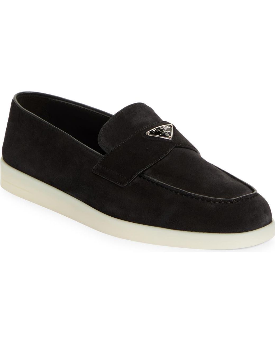 Prada Black Saint Tropez Loafer for men