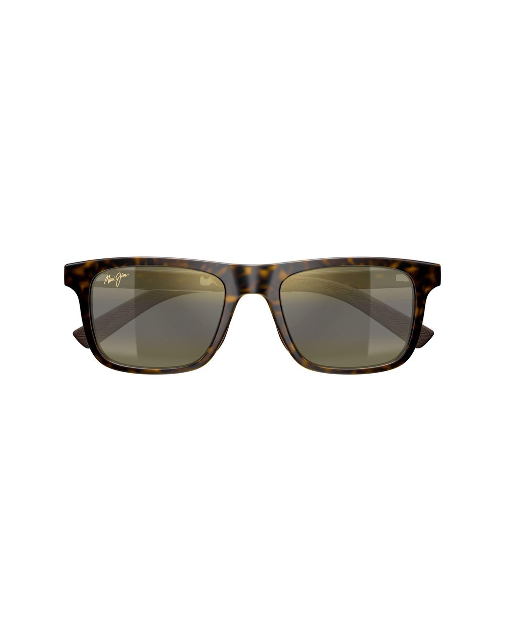 Maui Jim Brown Moaka 52Mm Polarizedplus2 Rectangular Sunglasses for men
