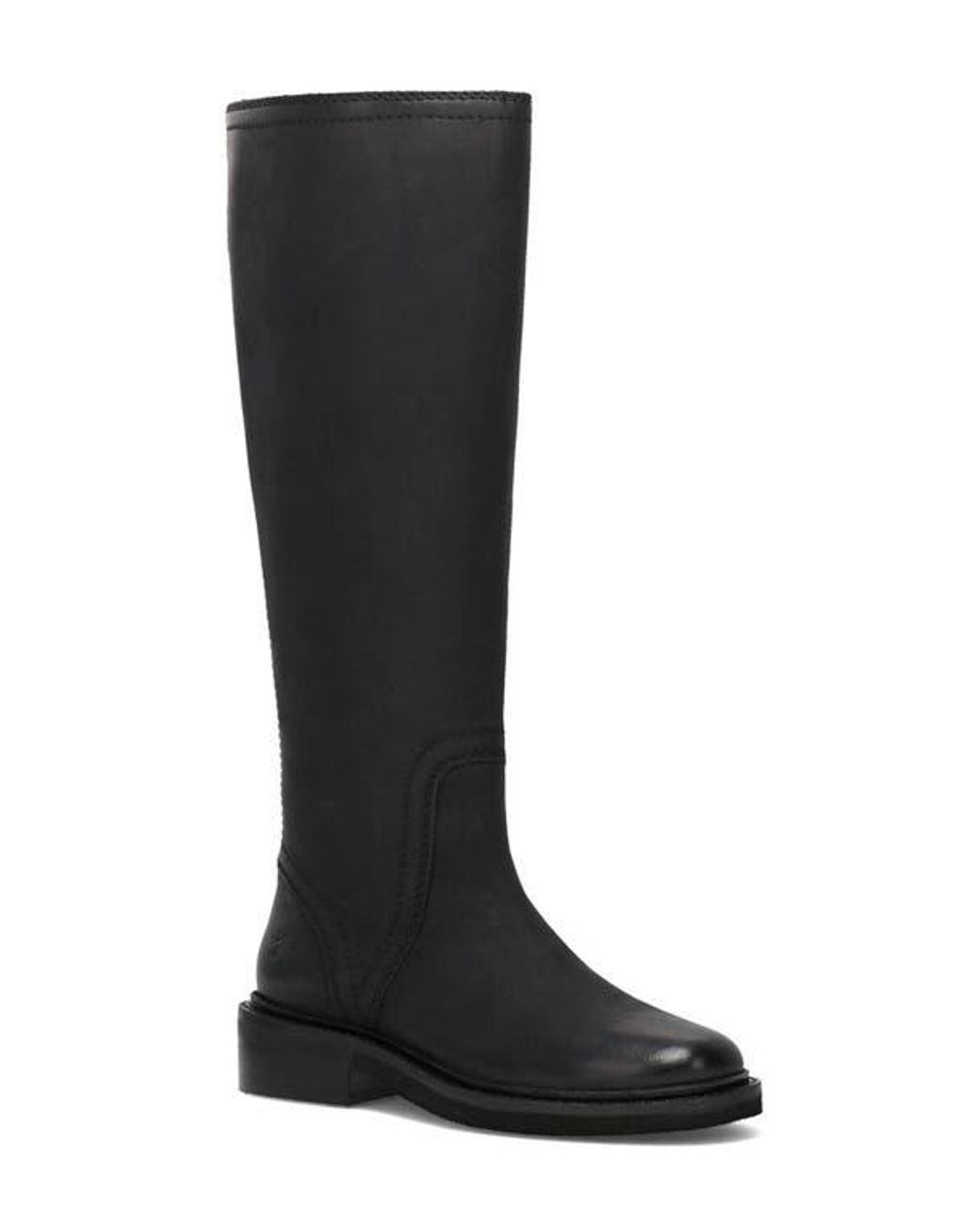 Frye Black Phoebe Leather Tall Boot