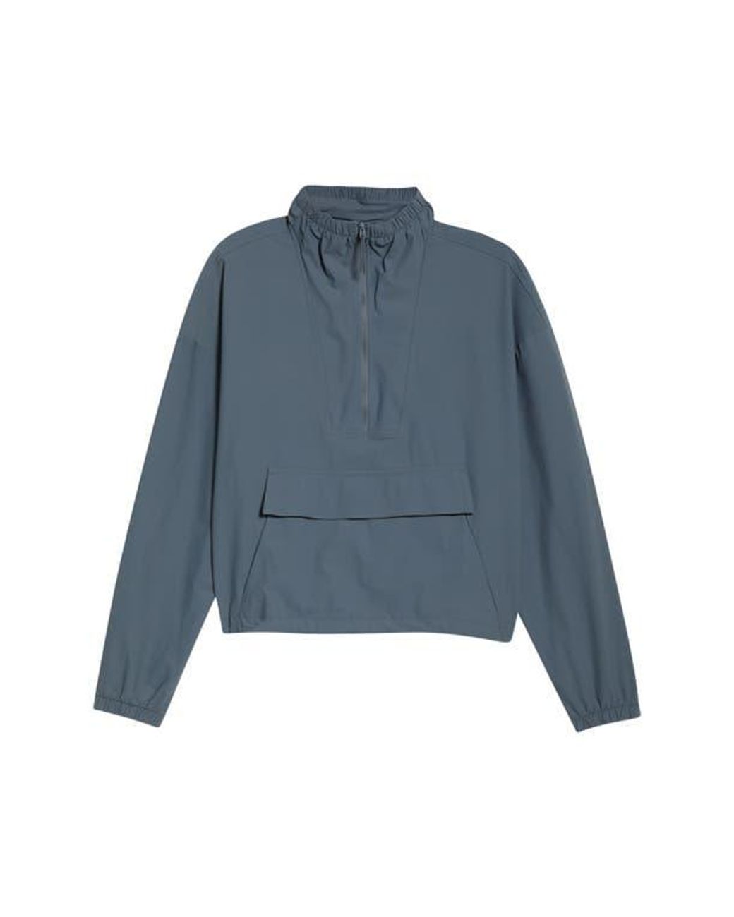 Zella Blue Transit Pullover Jacket