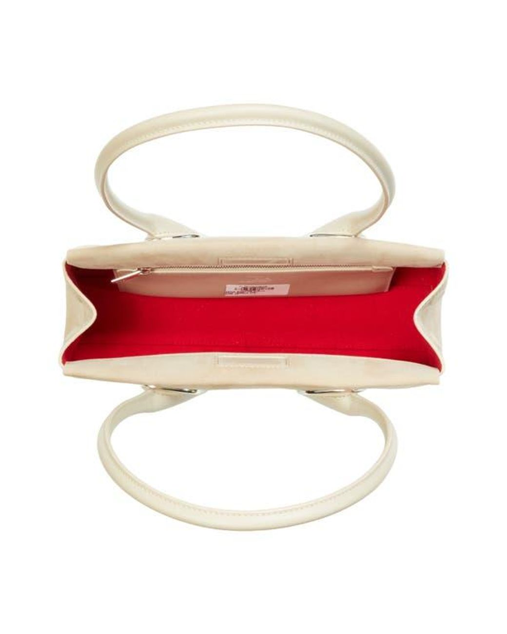 Christian Louboutin Natural Medium Baguette Nubuck Leather Shoulder Bag