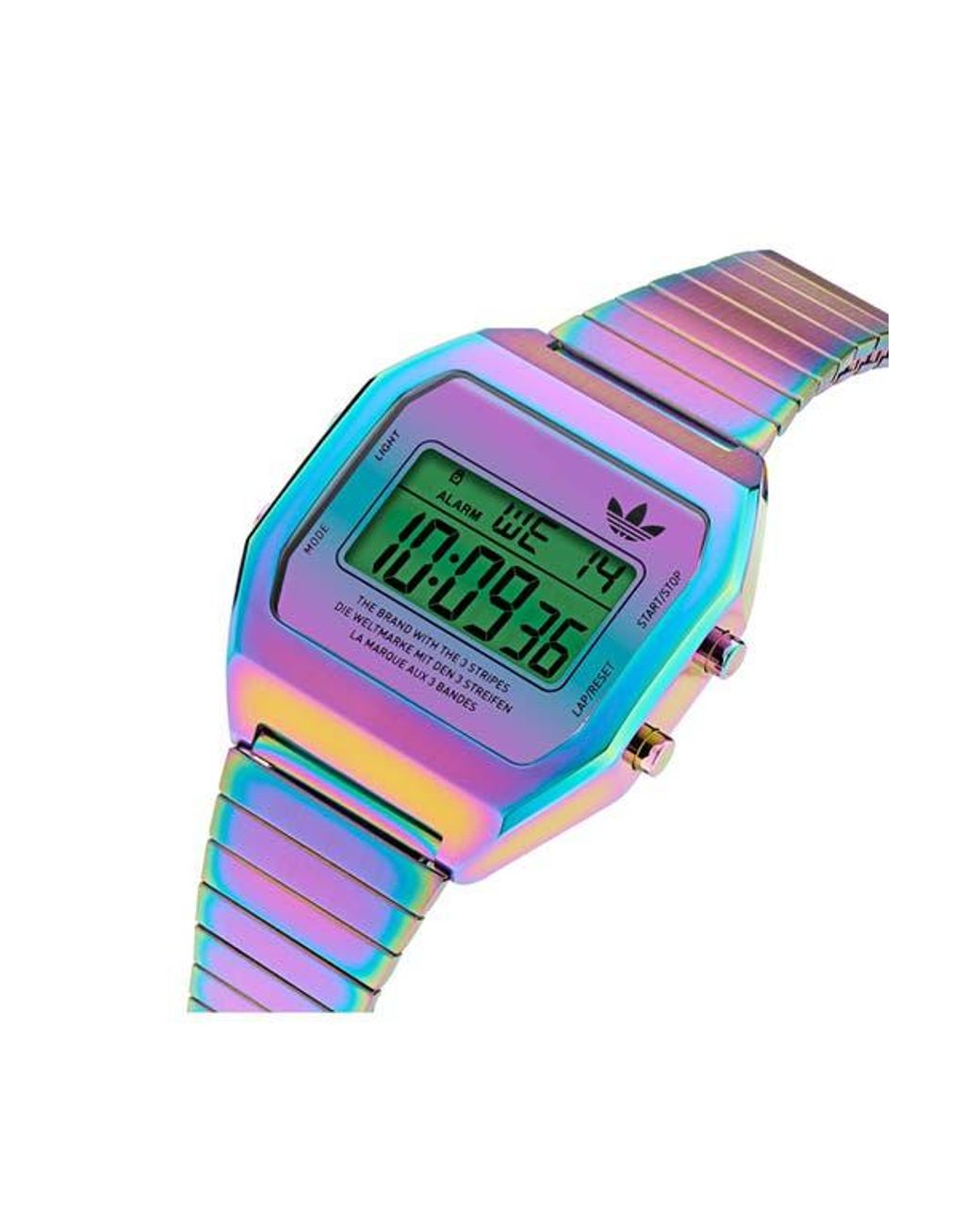 adidas Ao Street Iridescent Digital Silicone Strap Watch for  display picture 1
