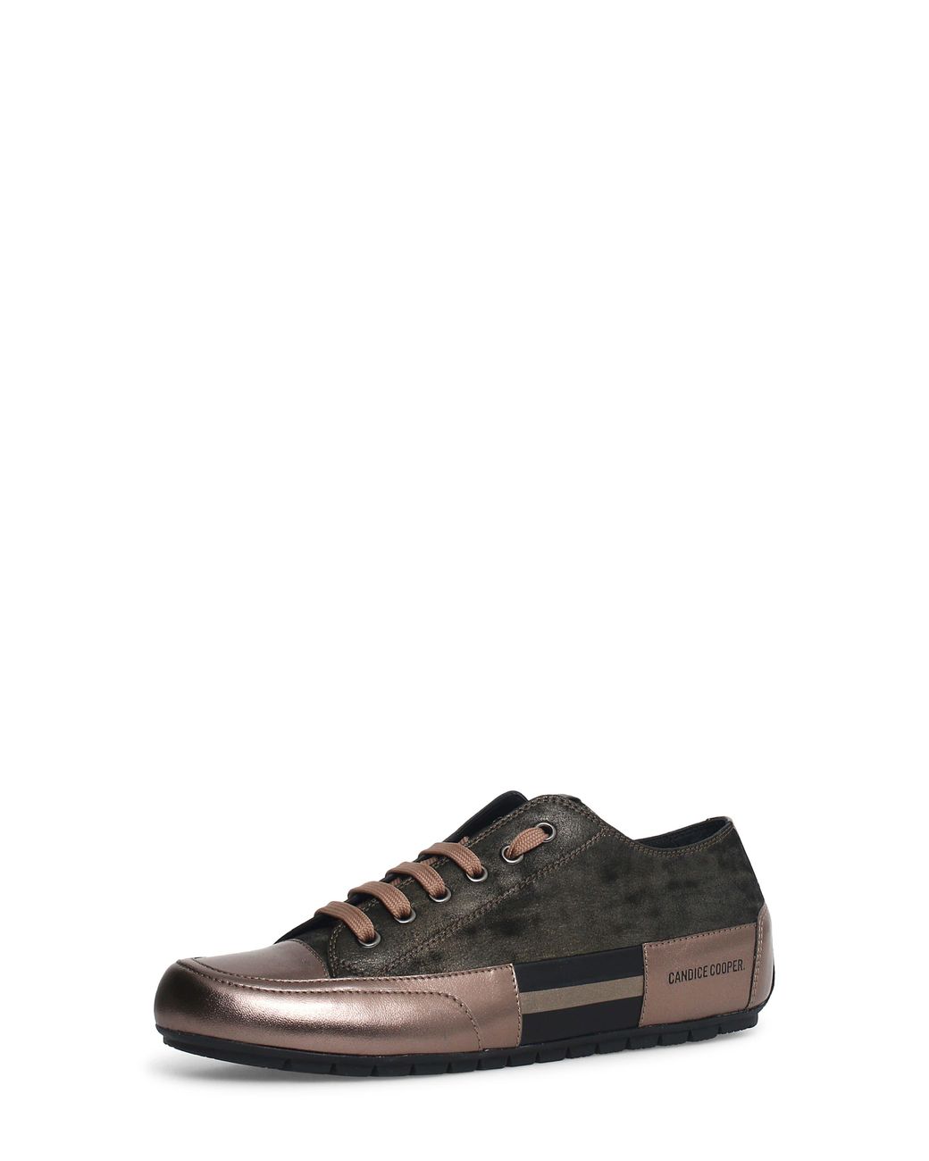 Candice Cooper Black Rock Patch Metallic Sneaker