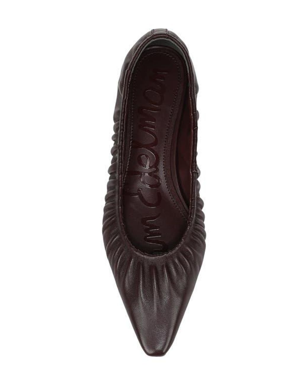 Sam Edelman Brown Essex Pointed Toe Flat
