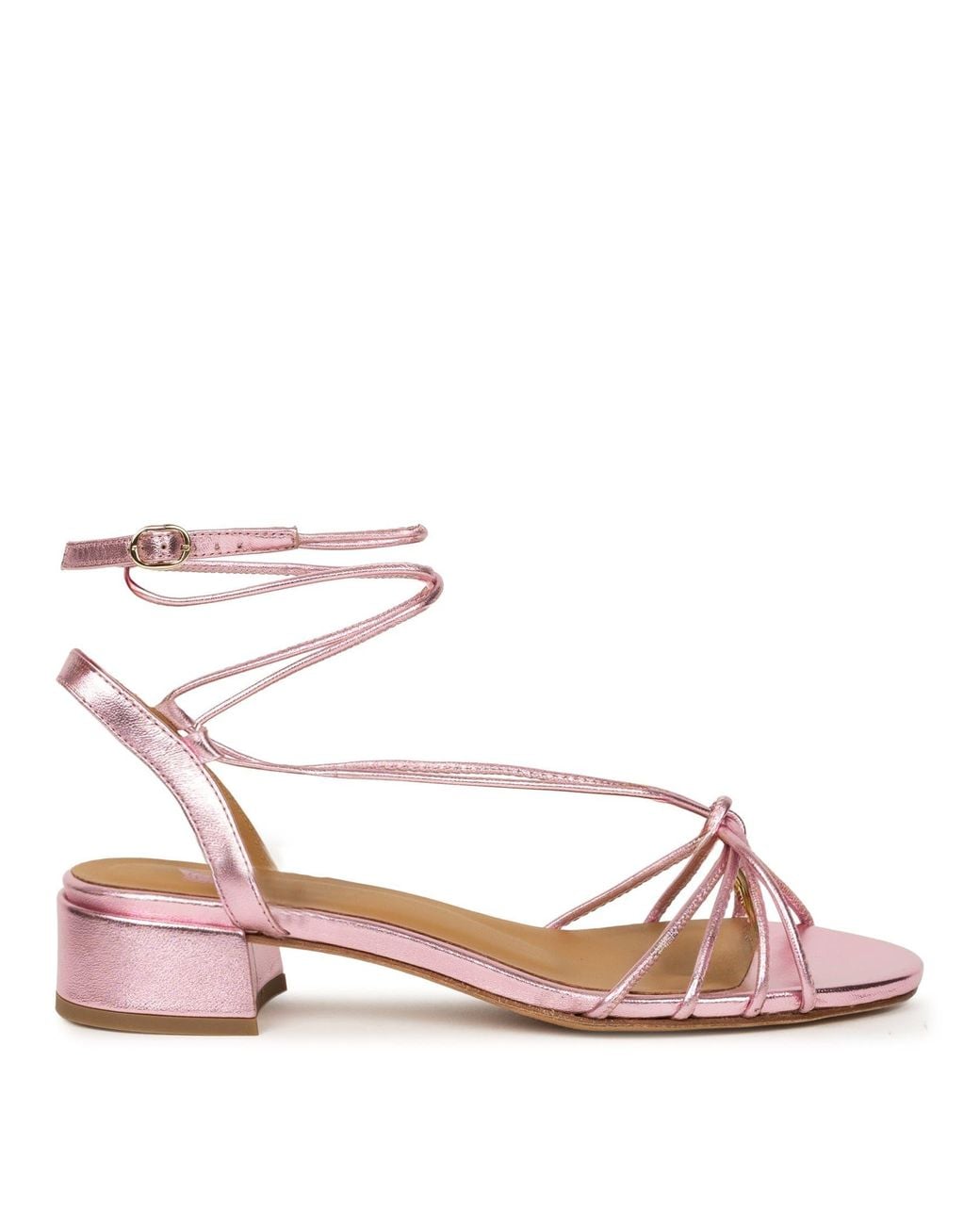 Bobbies Pink Tara Heeled Sandals