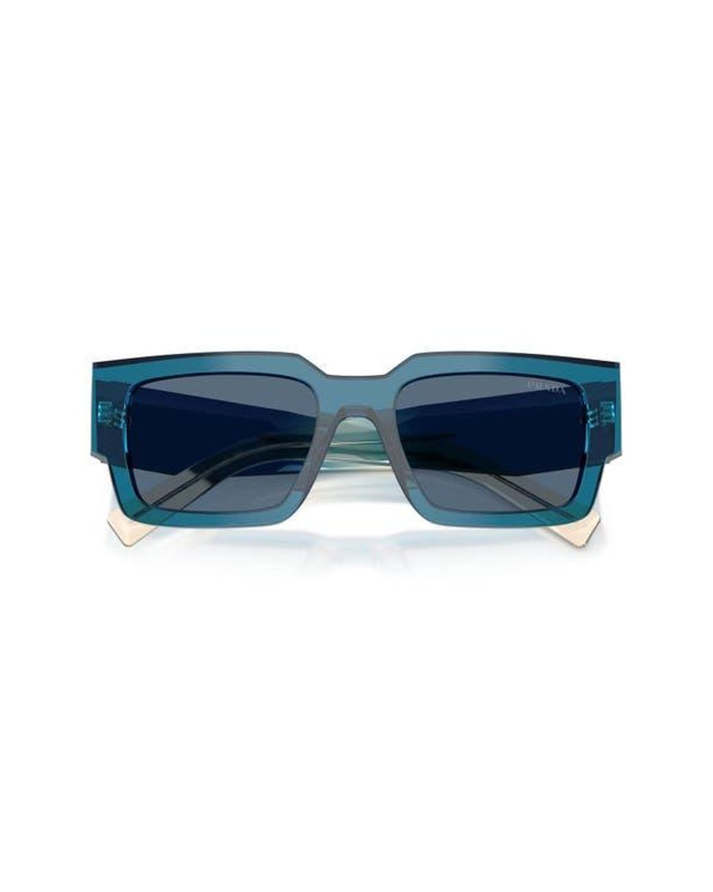 Prada Blue 54Mm Rectangular Sunglasses for men