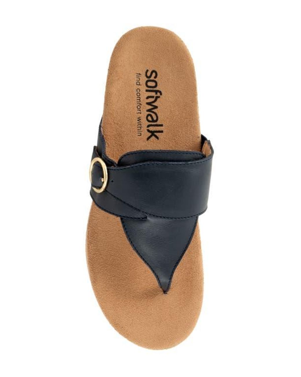 Softwalk® Blue Belize 2.0 T-Strap Sandal