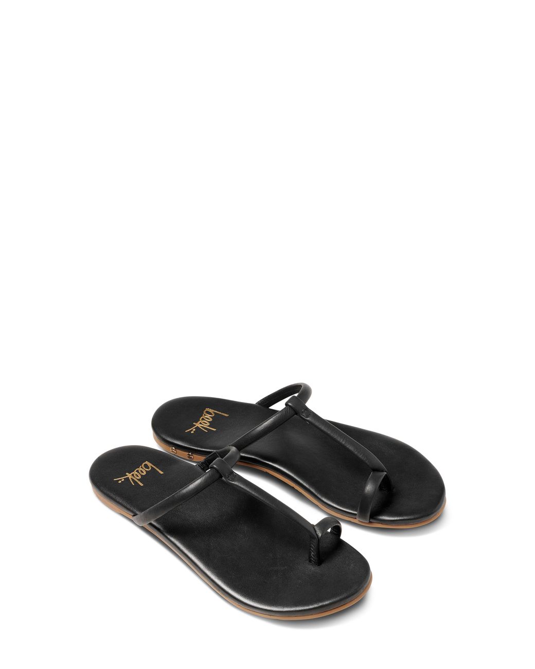 Beek Black Teebird Slide Sandal