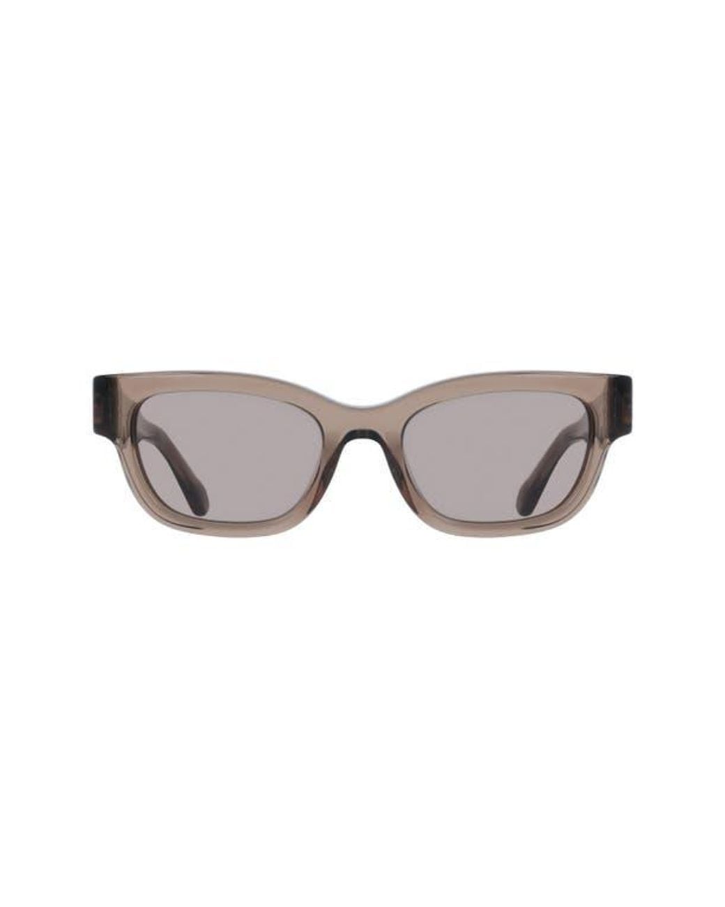 Ferragamo Gray 52Mm Modified Rectangular Sunglasses