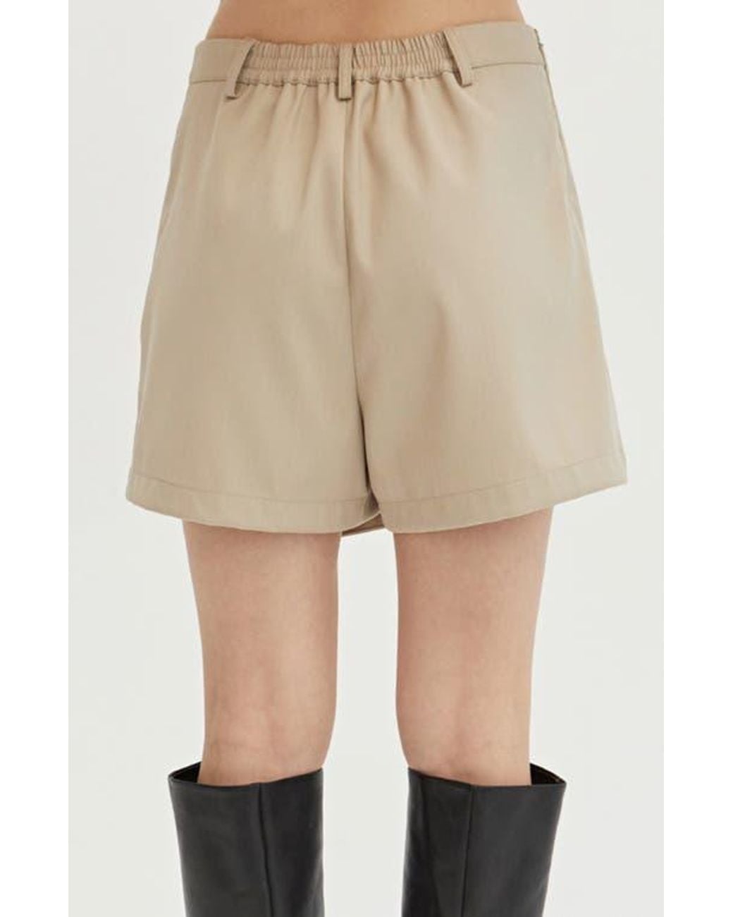 Crescent Natural Wrap Mini Skort