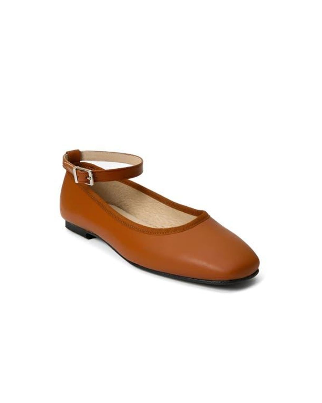 Menina Step Brown Brive Classic Mary Jane Flat