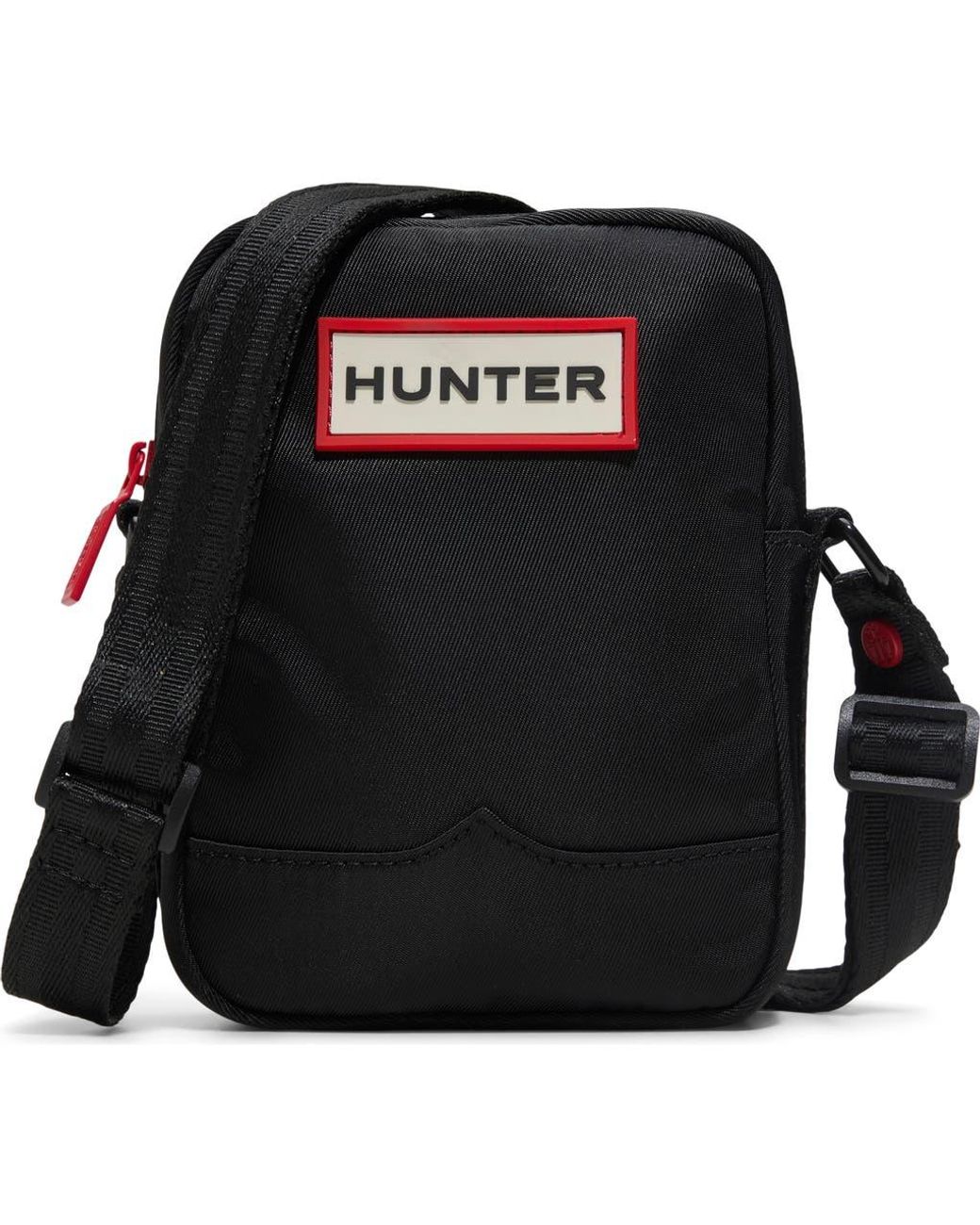 HUNTER Unisex Essential Crossbody Bag - Slouchy Sling Bag With Zip, 13.3" L X 6.4" H