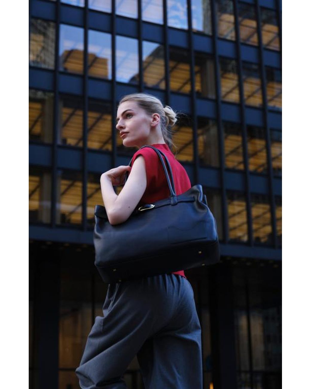 OLEADA Black Marina Tote