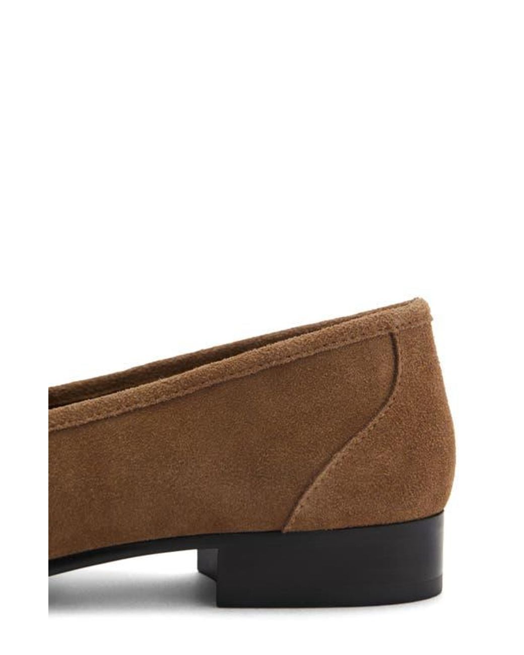 Mango Brown Moc Toe Loafer