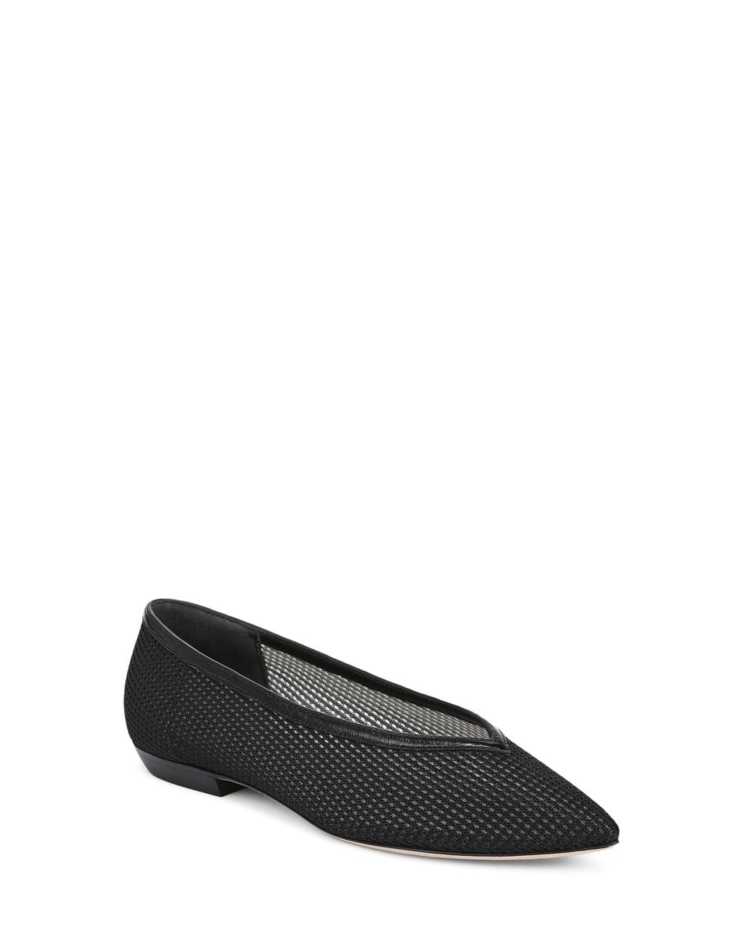 Veronica Beard Black Bancroft Pointed Toe Flat