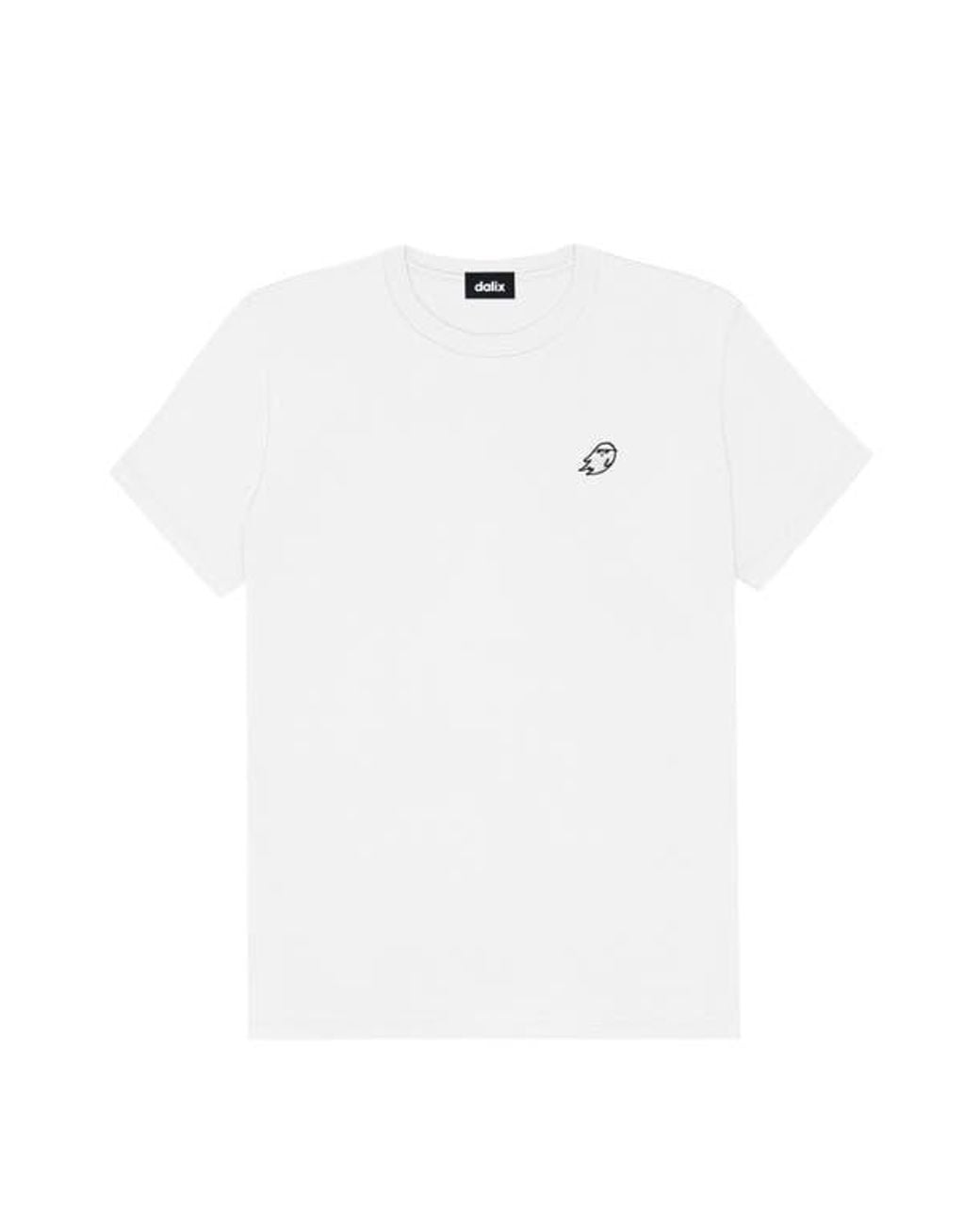 Alix White Ghost Mode Jersey Relaxed Tee