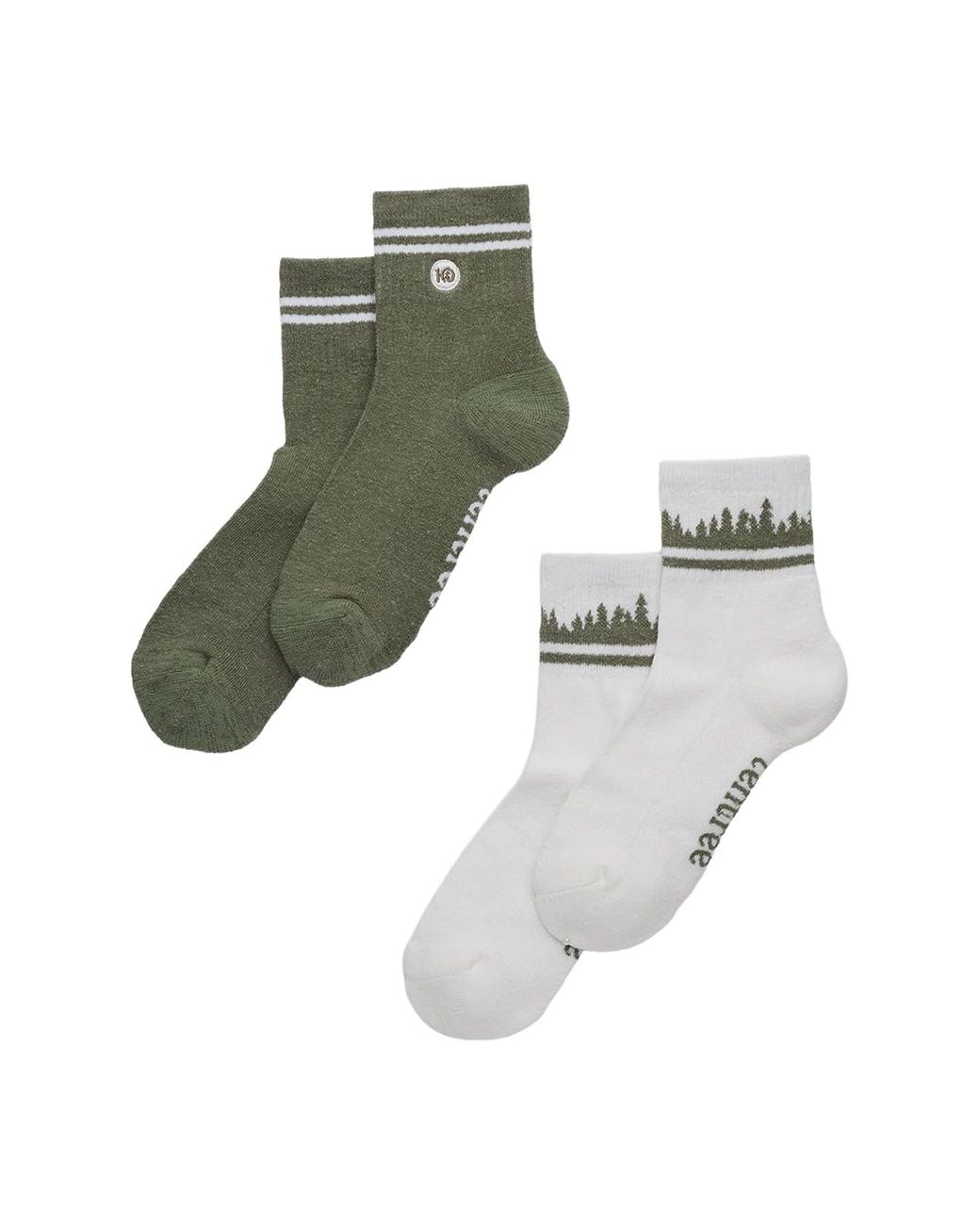 Tentree Green Cortes Socks