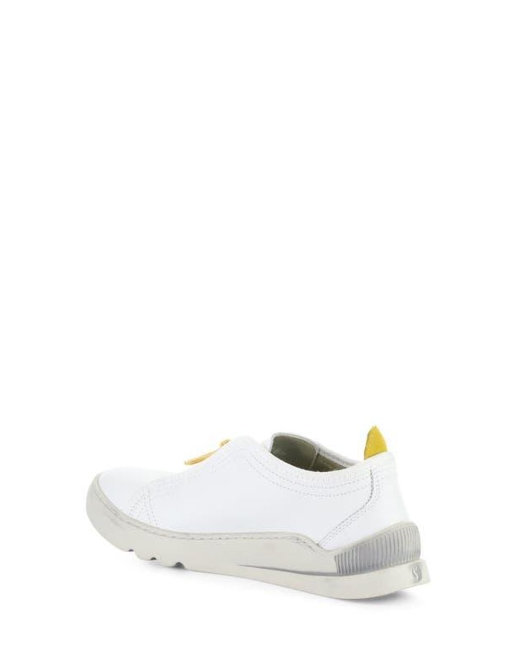 Softinos White Slip-On Sneaker