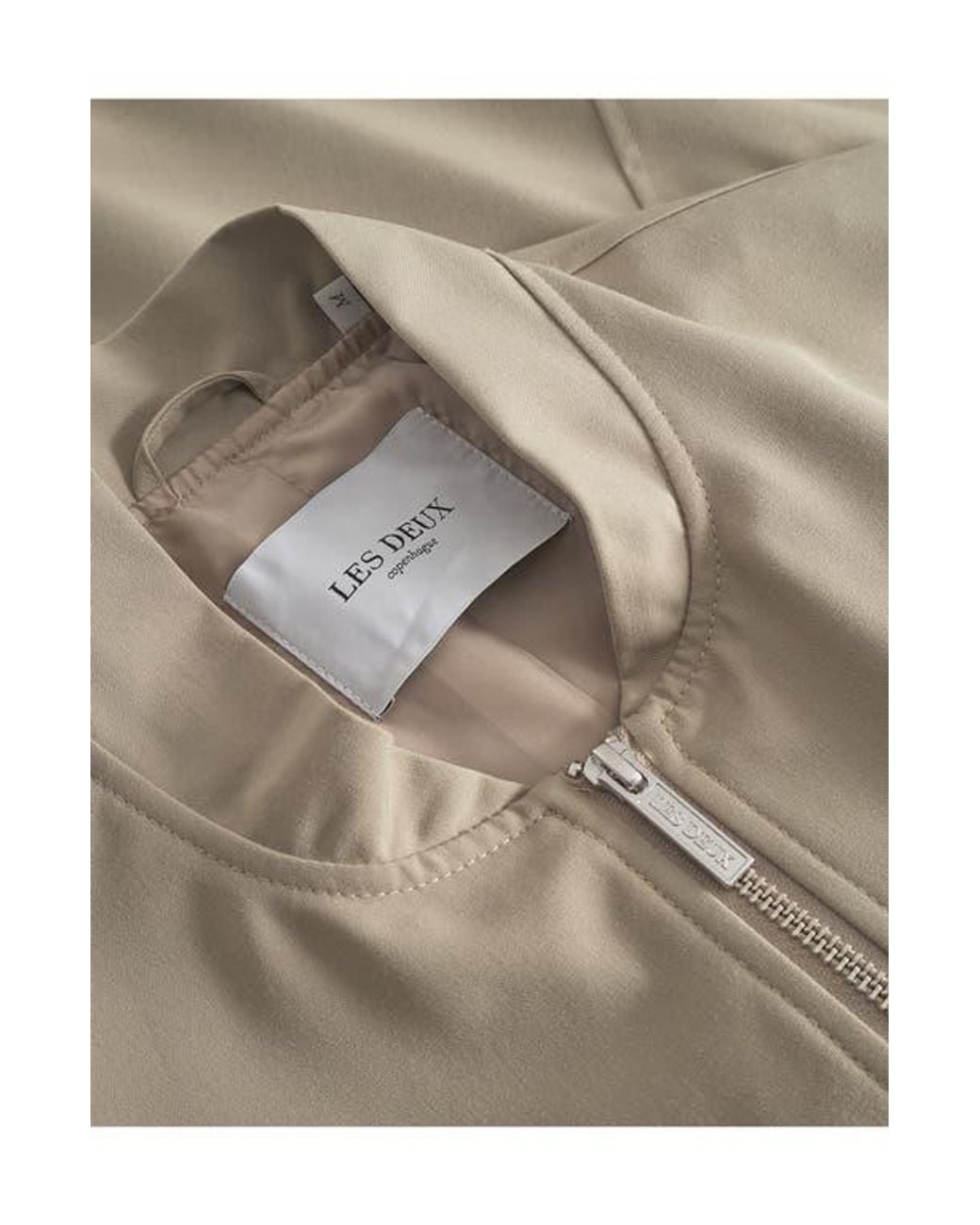 Les Deux Natural Como Solid Bomber Jacket 2.0 for men