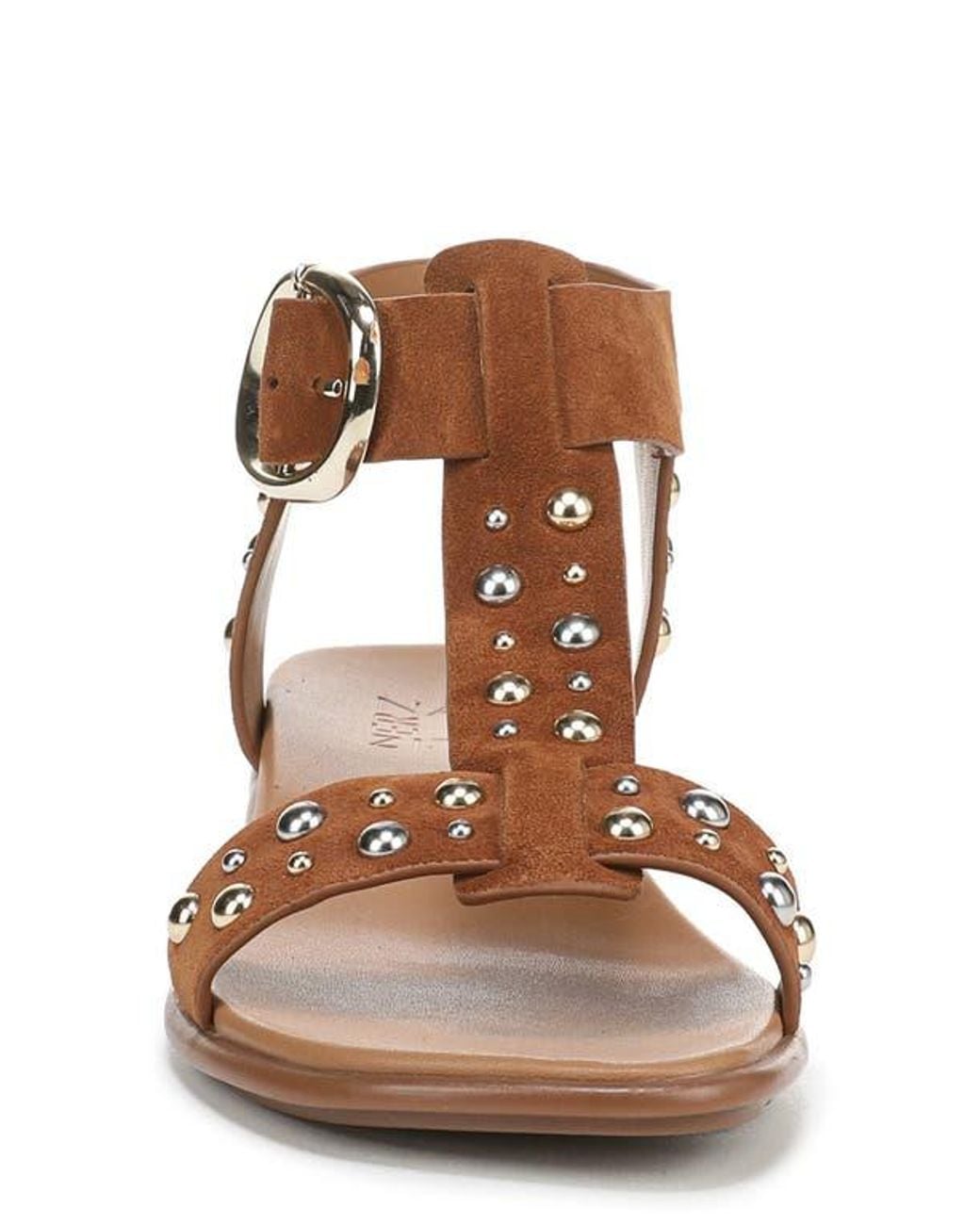 Naturalizer Brown Brandy T-Strap Sandal
