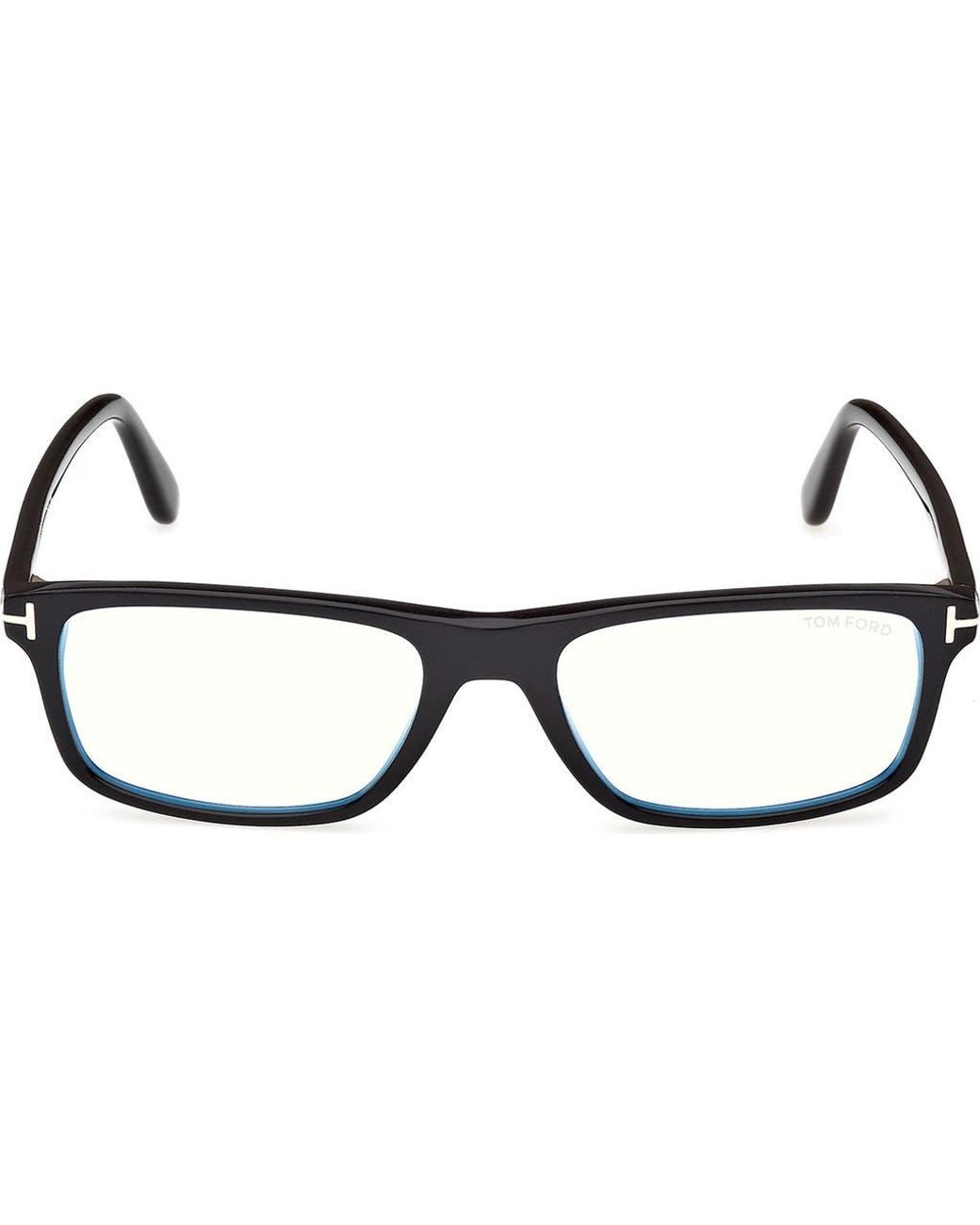 Tom Ford Brown 53Mm Rectangular Light Blocking Glasses for men
