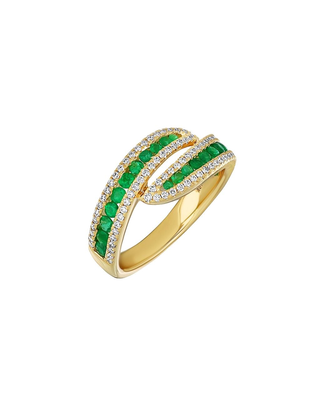 Bony Levy Yellow El Mar Crossover Ring