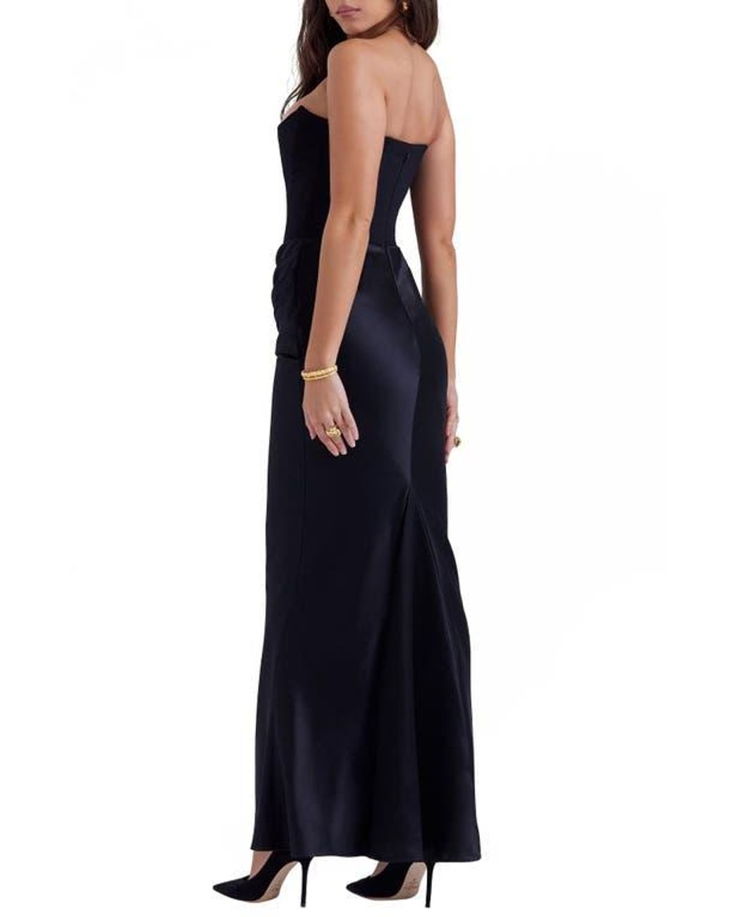 persephone strapless satin corset cocktail dress Annar.f on LTK