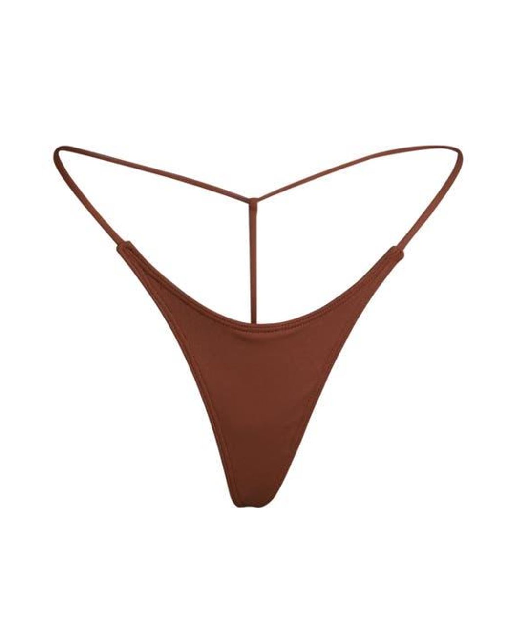 Minimale Animale Brown G Money Thong Bikini Bottom