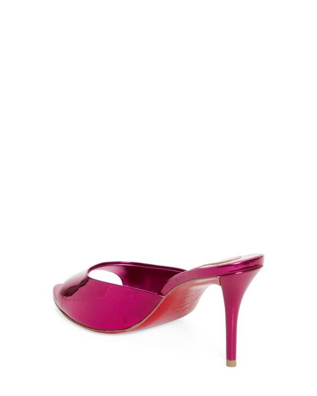 Christian Louboutin Miss Z Pointed Toe Sandal in Pink | Lyst