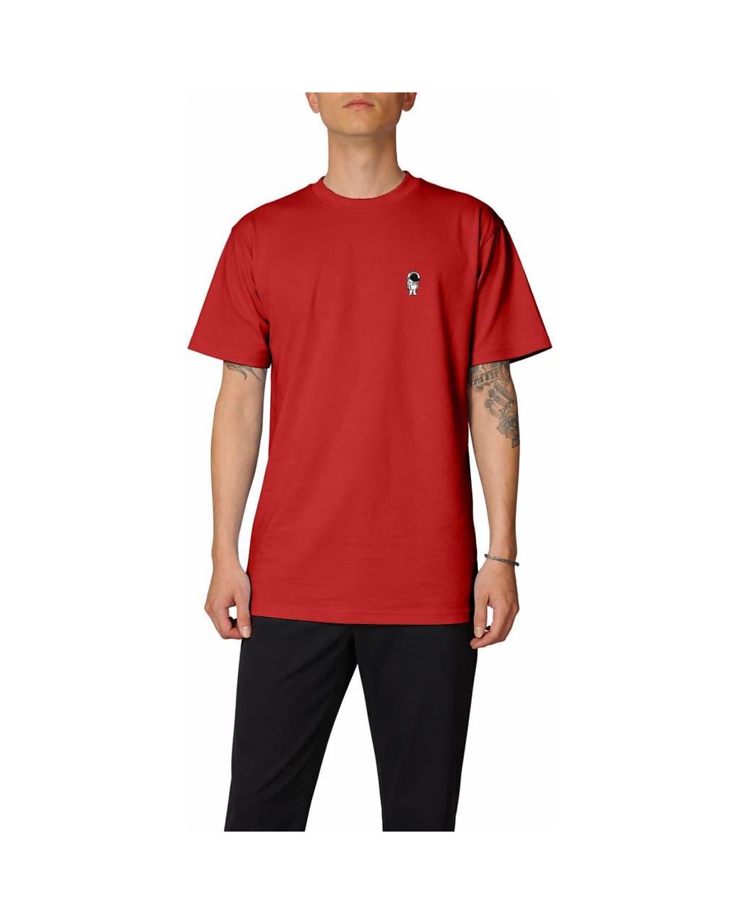 Alix Red Astronaut Tee for men