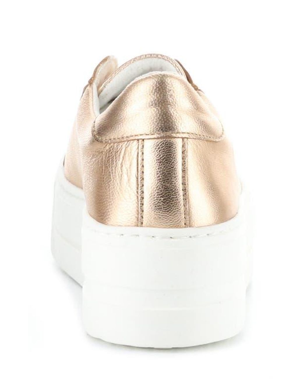 Bos. & Co. White Maya Platform Sneaker