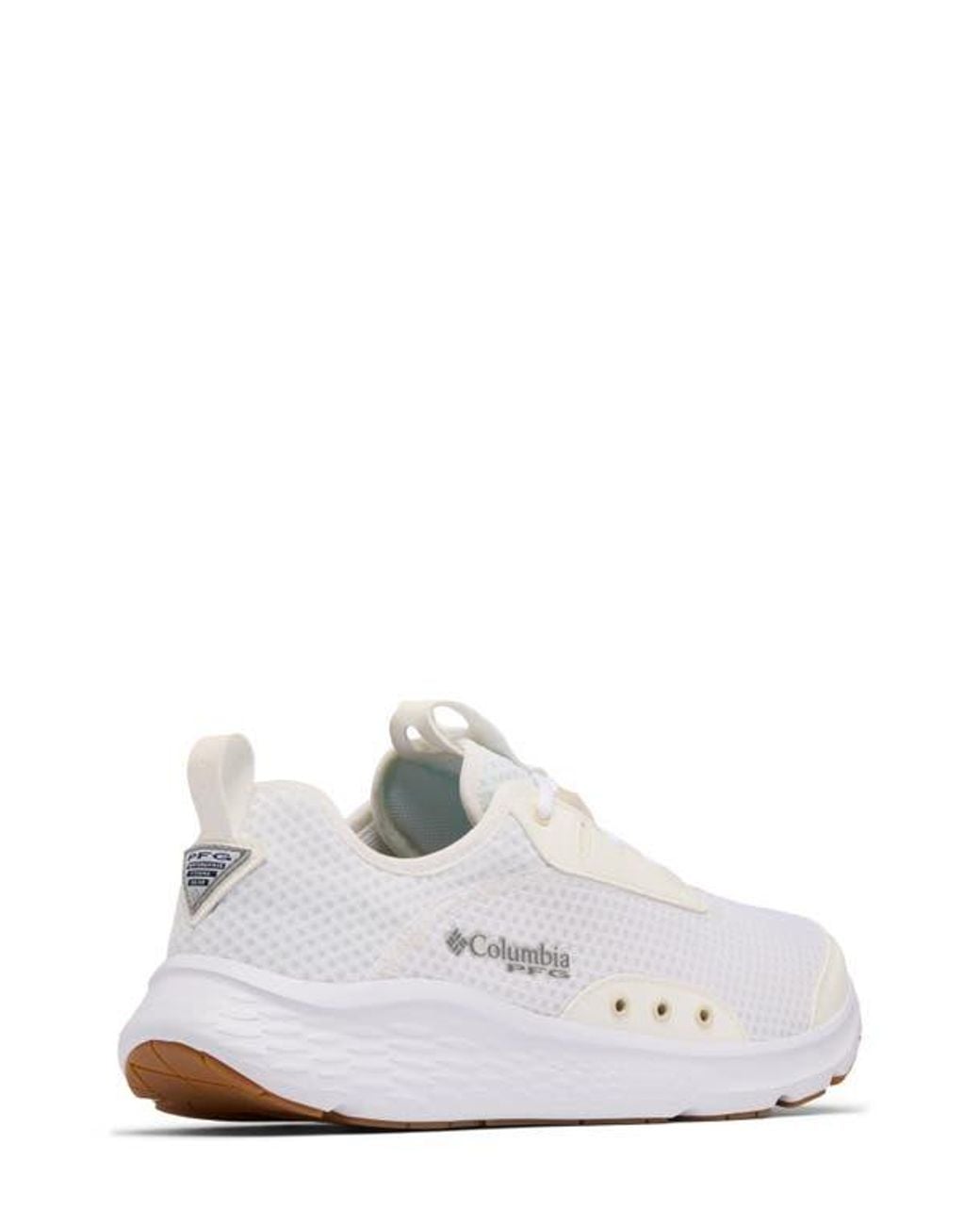 Columbia White Pfg Castback Water Resistant Fishing Shoe for men