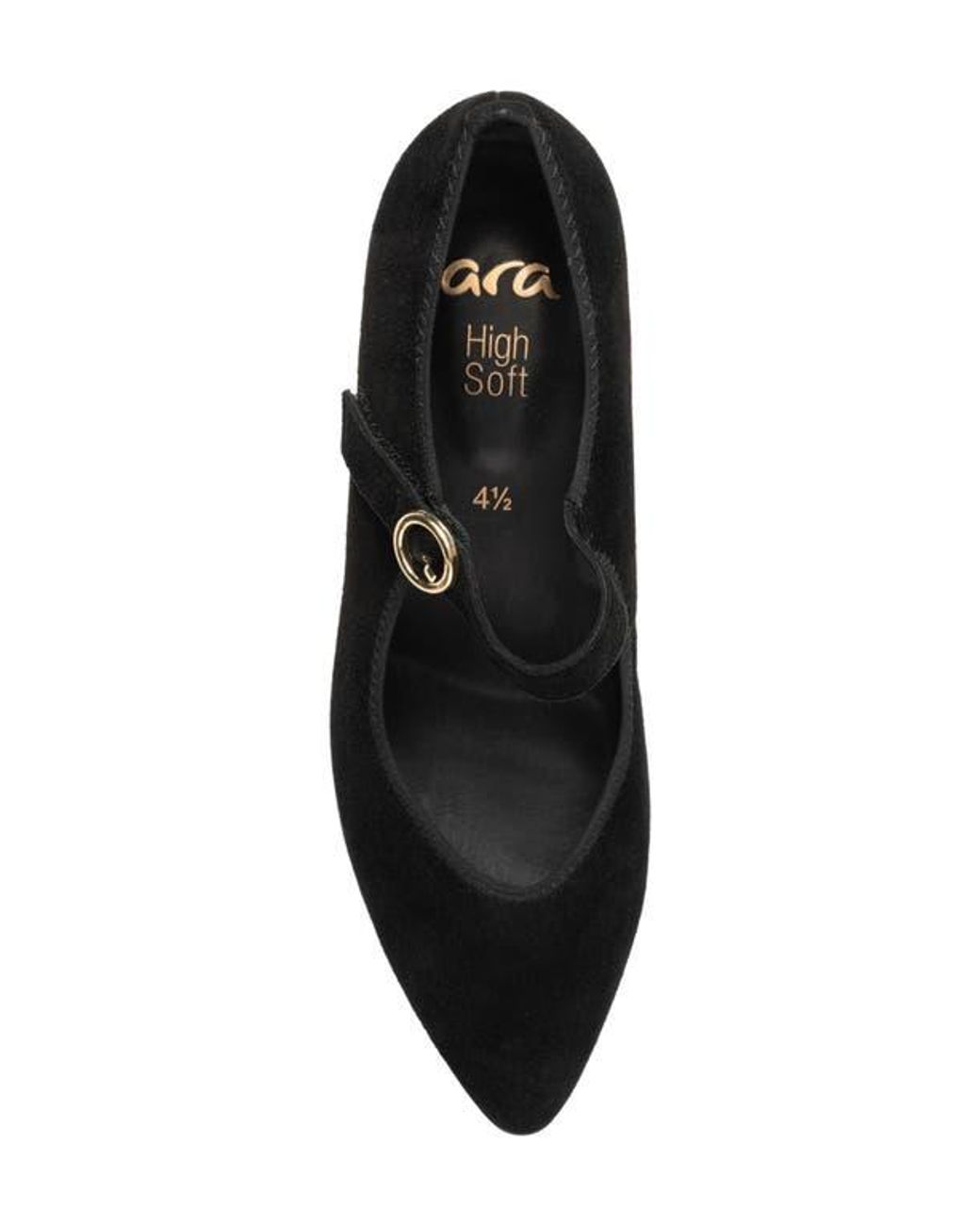 Ara Black Amethyst Mary Jane Pump