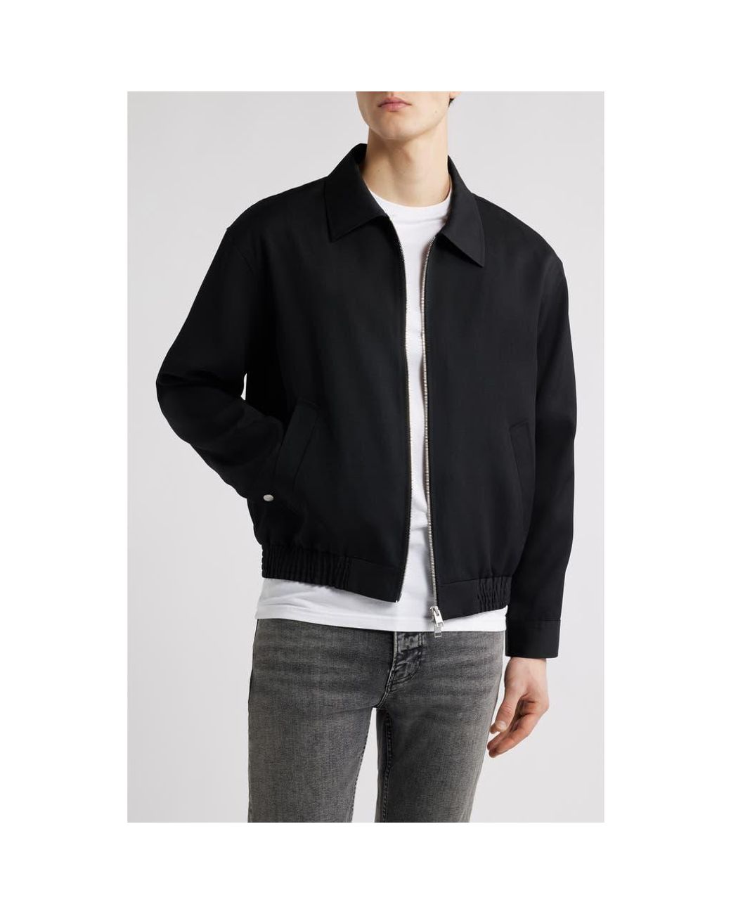 ジャケット・アウター Nordstrom wool blouson jacket BLK S Nordstrom wool blouson jacket BLK S