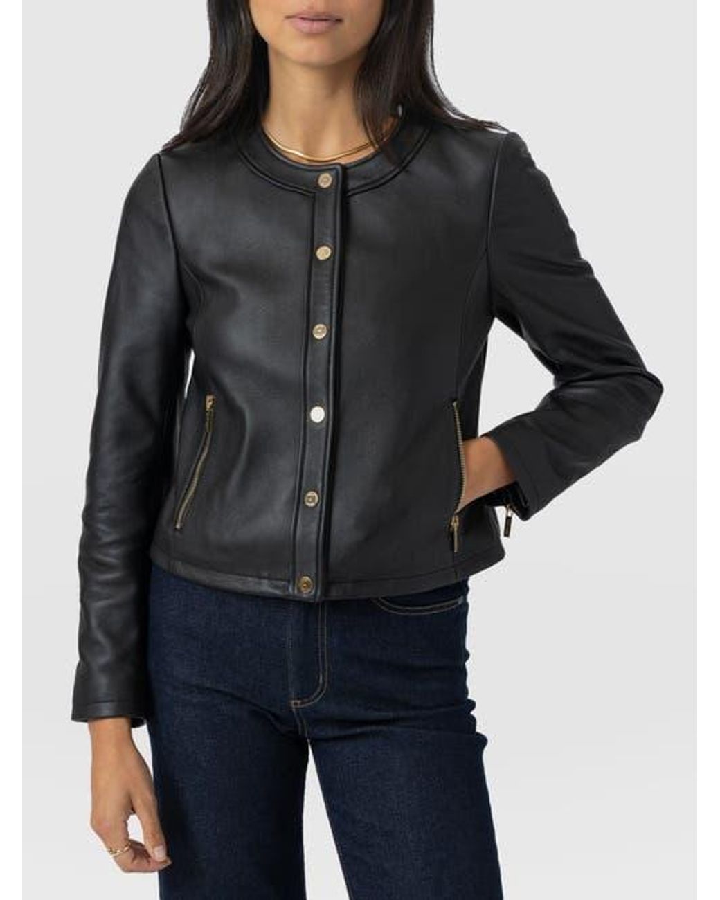 Saint + Sofia Black Skye Jacket